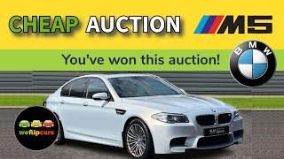 CHEAPEST BMW M5 IN THE UK ( UK CAR AUCTION )