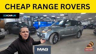 SHOCKED AT THESE RANGE ROVER CAR AUCTION PRICES