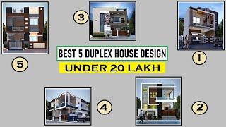 Top 5 Best Home Design Under 20 Lakh | Double Floor House Front View Designs