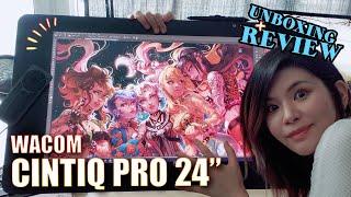 WACOM CINTIQ PRO 24" / UNBOXING AND REVIEW + my history with tablets