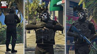 Custom Ghost Outfit tutorial | GTA 5 Online