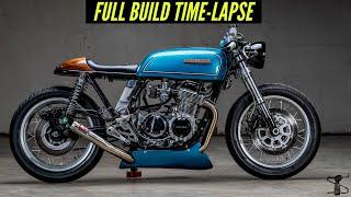 Honda CB750 Ultimate Cafe Racer Build Timelapse | The "ClubSport" CB750 Built By Mile Zero Racers