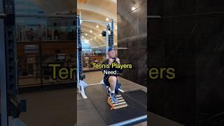 Tennis Players Need Strong Legs and Balance: Front Foot Elevated Split Squat  #tennisfitness