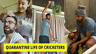 Quarantine Life of Cricketers ft. Virat Kohli, Shikhar Dhawan, Rohit Sharma, Yuzi Chahal, KL Rahul