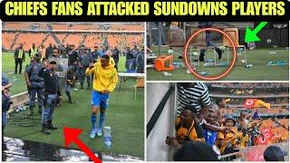 SUNDOWNS PLAYERS WAS ATTACKED BY KAIZER CHIEFS FANS