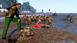 Brutal Torture! The Russian general to 18 Ukrainian troops, was stopped by snipers - ARMA 3