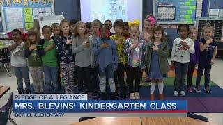 Mrs. Blevins' kindergarten class at Bethel Elementary