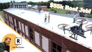 We scoped out this $55k roof job on our 31-unit apartment complex by drone. #roofing  #realestate