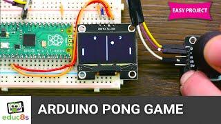 Arduino Pong Game with Raspberry Pi Pico and 1.3" OLED (SSH1106)