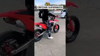 CRF250R Supermoto Sound Check  #braap #shorts #crf250r #crf