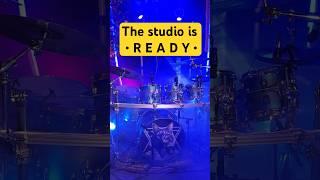  The studio is ready  #recordingstudio #musicvideo #drums #drumming #mapexdrums #drummerlife