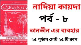 নাদিয়াতুল কায়দা | ক্লাস - ৮ | নাদিয়াতুল কুরআন কায়দা |  nadiyatul  Qaidah |  ০১৬০৯৮৮৫৫০৮