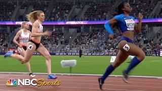 Brown and Jefferson lead USA against Europe in 200m battle | NBC Sports