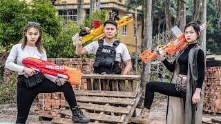 Nerf Guns War : S.W.A.T Seal Team Nerf Guns Battle Big Boss Black Hat Death Party