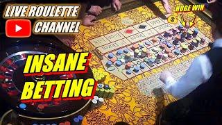  LIVE ROULETTE |  Watch Biggest Win In Las Vegas Casino  INSANE BETTING  2024-01-24