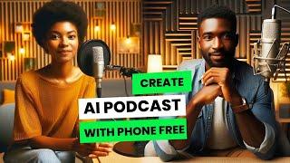 How to Create AI Podcast using Google NotebookLM with MOBILE PHONE (FREE)