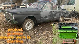 Project gramps slant 6 work starting now 1963 Plymouth valiant