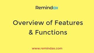 Remindax detailed overview