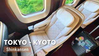 Riding Japan's First Class Bullet Train from Tokyo to Kyoto | SHINKANSEN Kagayaki  