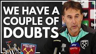 "A COUPLE OF DOUBTS FOR MONDAY" - LOPETEGUI NEWCASTLE PRESS CONFERENCE | WEST HAM