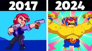 ВСЕ МУЛЬТИКИ BRAWL STARS 2017 - 2024!