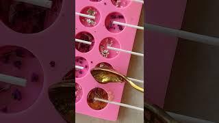 Homemade Lollipops - No corn syrup Recipe: https://sugarandcharm.com/homemade-lollipops