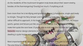 "Bowser is handsome, single and ready to mingle," eli kuinka saat Laudaturin Englannista