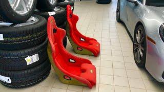 Ferrari 348 Challenge Seats - OMP VID Carbon Kevlar