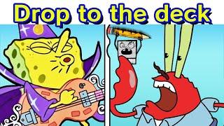Friday Night Funkin' Drop to the Deck - Rehydrated (Learning With Pibby x FNF Mod) (Spongebob)