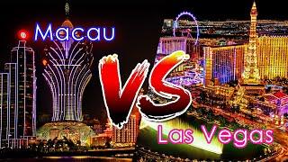 Macau vs Las Vegas Night View Comparison