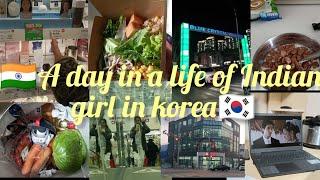 A day in a life of Indian girl in Korea #korea#gks