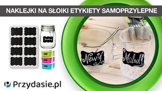 naklejki na słoiki etykiety samoprzylepne przyprawy przetwory | PrzydaSiePL