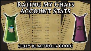 Rating My Communities Oldschool RuneScape Accounts (they're good for once)