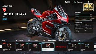 RIDE 5 | Customize BRUTAL 243HP Superleggera Ducati V4 Gameplay [4K 60fps HDR]