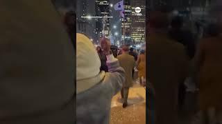 Protesters heckle Biden supporters outside of New York fundraiser