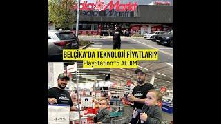 Belçika'da teknoloji fiyatları? PlayStation 5 Aldım! | MediaMarkt Gezinti #vlog #belçika #teknoloji