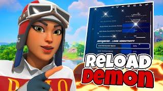 RELOAD DEMON! + *NEW* BEST PERFECT CONTROLLER SETTINGS For Fortnite (PS4/PS5/XBOX/PC)