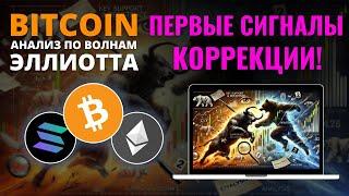 БИТКОИН ПРОГНОЗ: РЫНОК ГОТОВИТСЯ К ОТКАТУ! АНАЛИЗ BTC, ETH, SOL