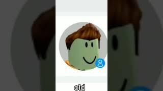 roblox old profile picture old vs new...