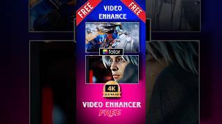 Best Free Video Enhancer App 2024 || normal video to 4K FULL HD || #videomaker #videoenhancerapp