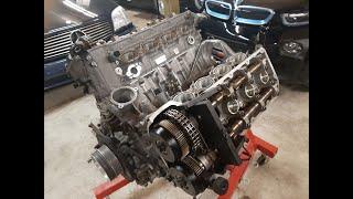 BMW M3 S65 V8 Motor Neuaufbau Pleuellagerschaden Motorschaden Zylinderköpfe abbauen Vanos 1. Teil