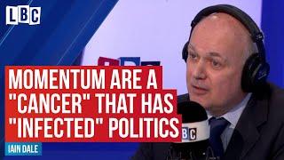 Iain Duncan Smith accuses Momentum of being a "cancer" that has "infected" modern politics