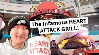 The Infamous HEART ATTACK GRILL! Trying Vegas' Biggest TOURIST TRAP!