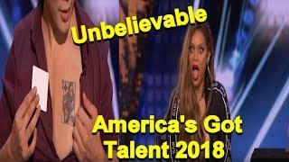 Shin Lim Shocks The AGT Audience and Judges With Unbelievable Close-Up Magic - AGT 2018