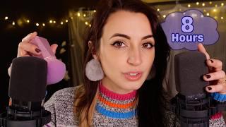 8 HOURS of Ear-to-Ear ASMR Whispers & Triggers | Gibi ASMR