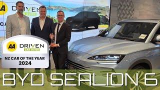 BYD Sealion 6 wins the 2024 AA DRIVEN Car Guide NZ Car of the Year!