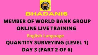 BHADANI QUANTITY SURVEYING TRAINING VIDEOS LEVEL 1 PUTTY AND PAINT FINISHING WORKS ESTIMATION BASICS