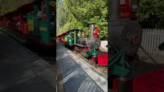 Disneyland Railroad No. 3 “Fred Gurly” pulls into a station… but which one?