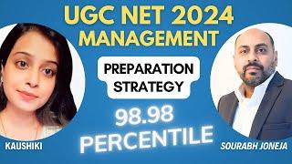 UGC NET Management Success Stories | Kaushiki Preparation Strategy | Sourabh Joneja Sir Management