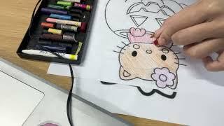 Hello Kitty Coloring Pages